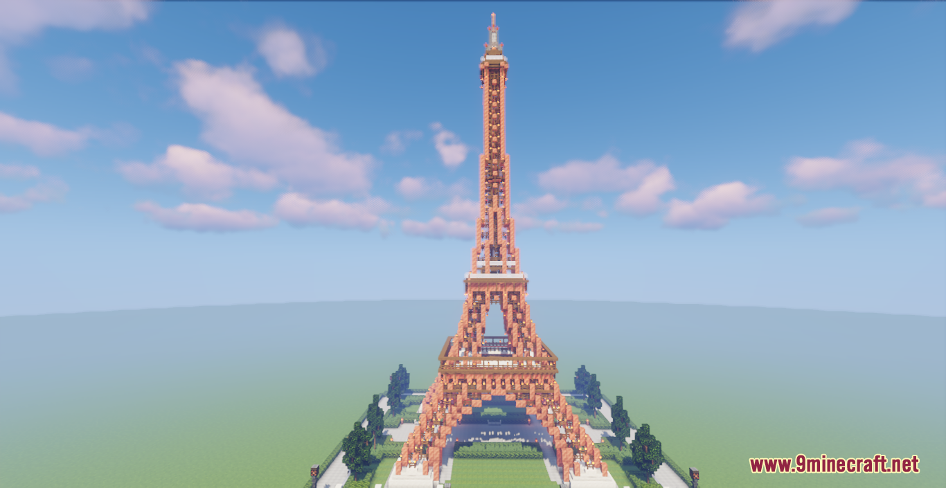 Eiffel Tower Map (1.20.4, 1.19.4) - Amazing Eiffel Tower Recreation 7