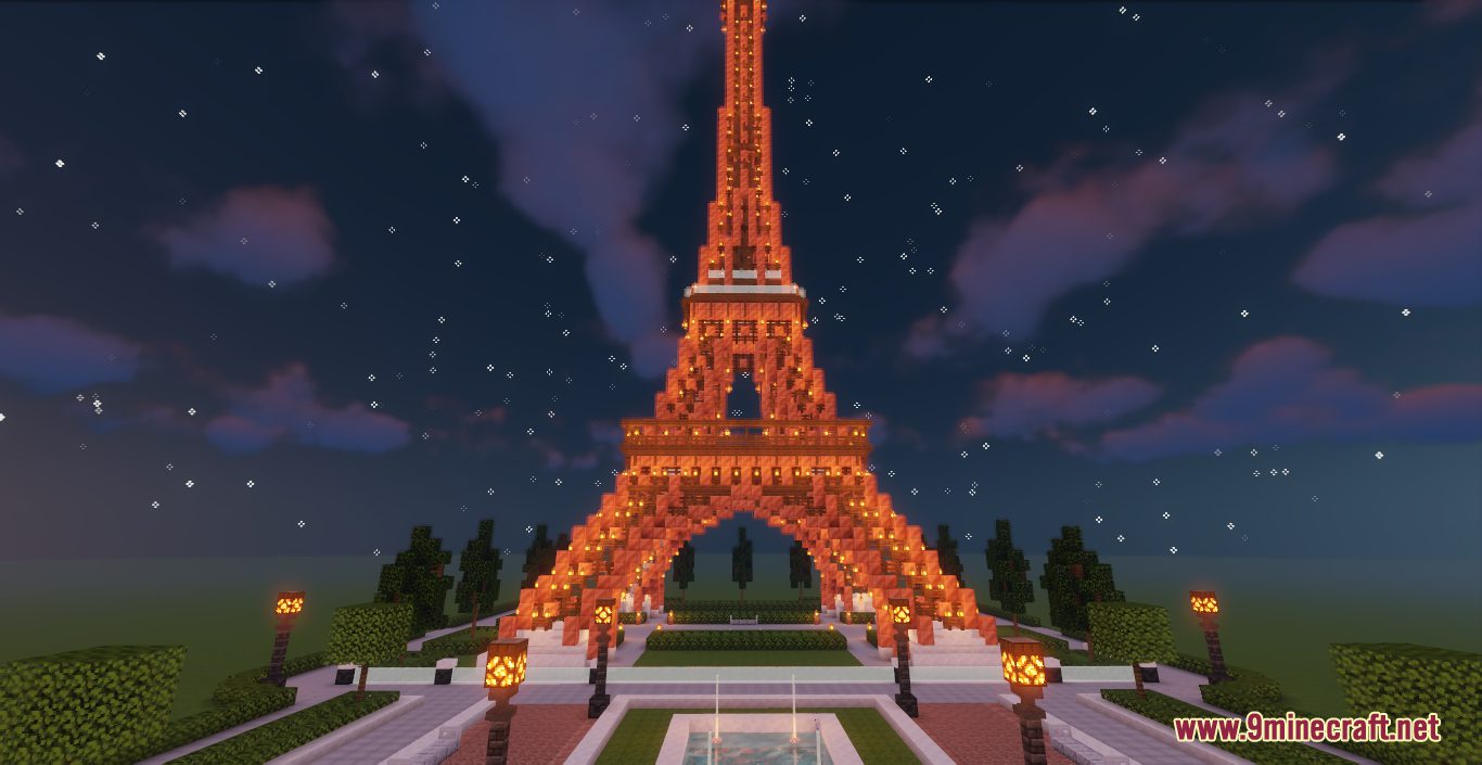 Eiffel Tower Map (1.20.4, 1.19.4) - Amazing Eiffel Tower Recreation 10