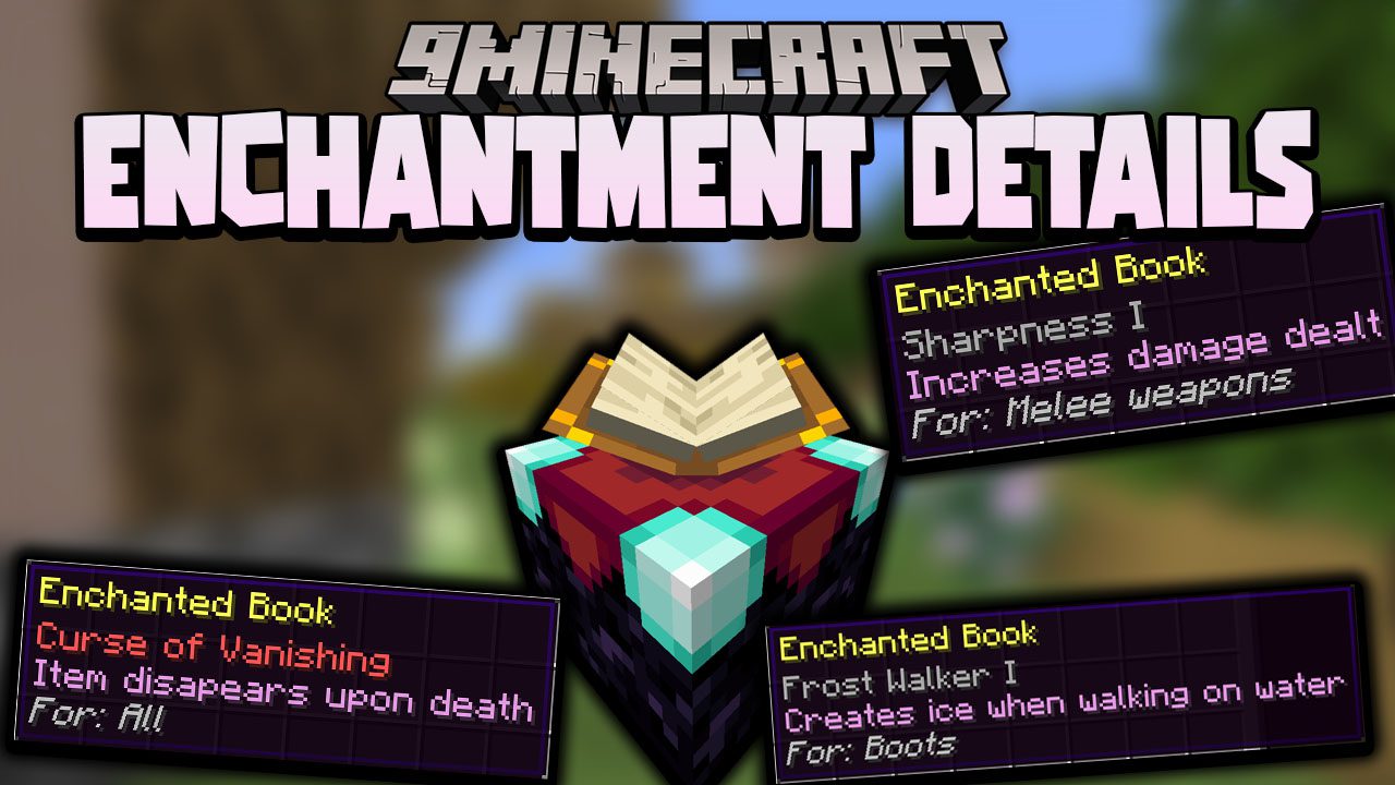 Enchantment Details Data Pack 1.18.1 (Enchant, Description) 1