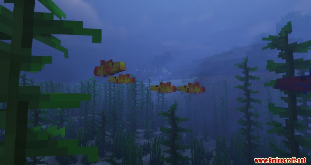 Fish of Thieves Mod (1.21.1, 1.20.1) - Fish roaming the Sea 4