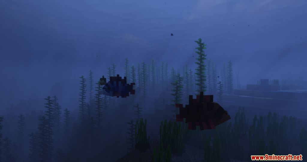 Fish of Thieves Mod (1.21.1, 1.20.1) - Fish roaming the Sea 10