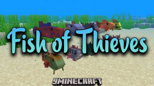 Fish of Thieves Mod (1.21.1, 1.20.1) – Fish roaming the Sea Thumbnail