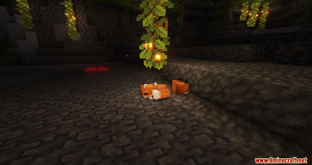 FoxGlow Mod (1.20.4, 1.19.2) - Companions Glowing in the Dark 2