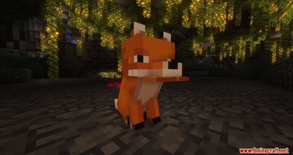 FoxGlow Mod (1.20.4, 1.19.2) - Companions Glowing in the Dark 7