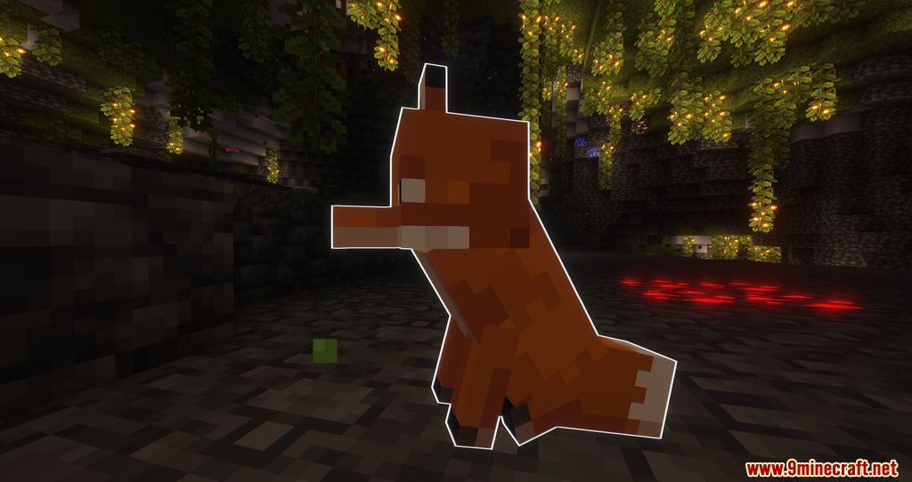 FoxGlow Mod (1.20.4, 1.19.2) - Companions Glowing in the Dark 9