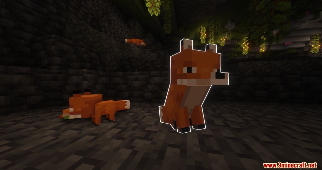 FoxGlow Mod (1.20.4, 1.19.2) - Companions Glowing in the Dark 10