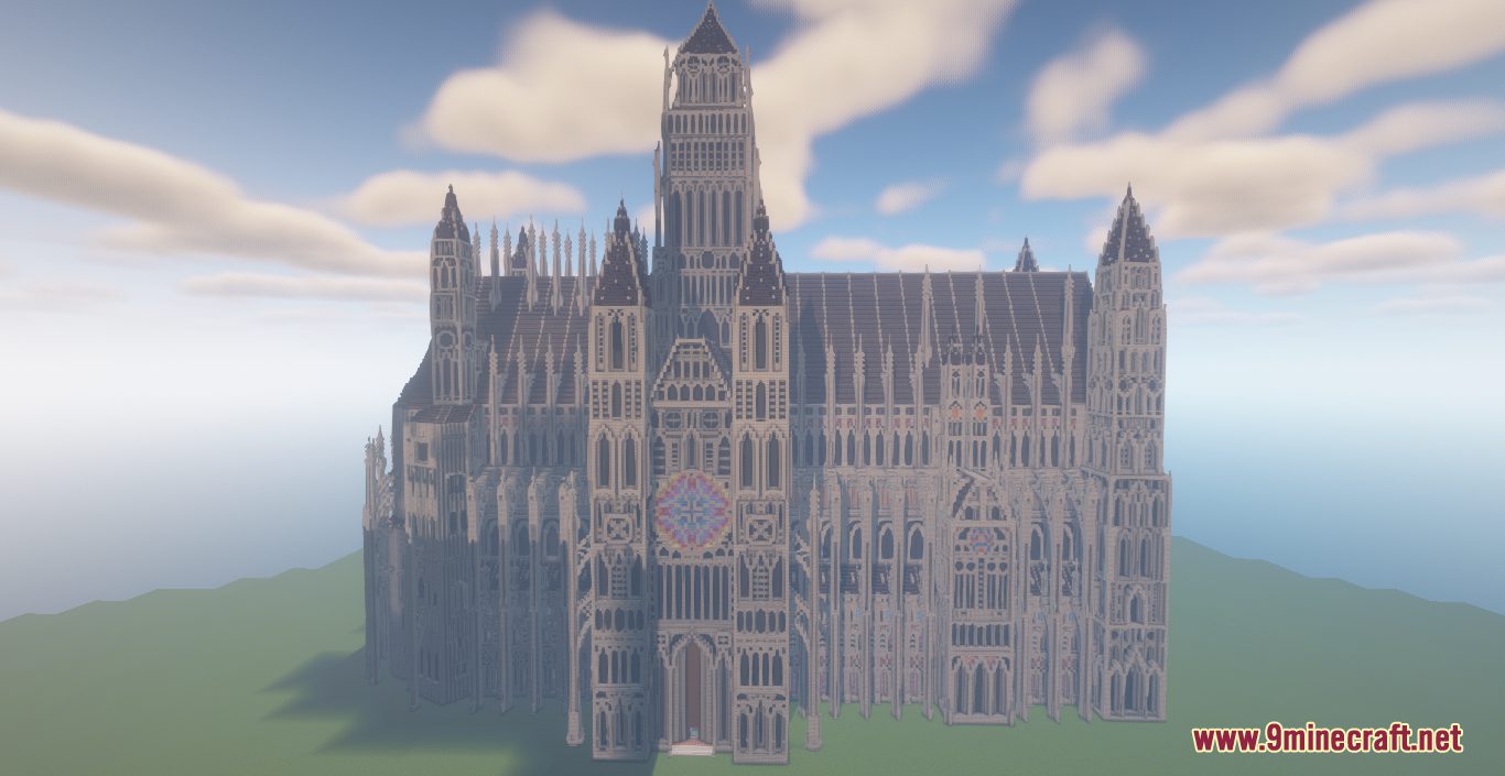 Gothic Cathedral Map (1.21.1, 1.20.1) - Elegant Church Architecture 2