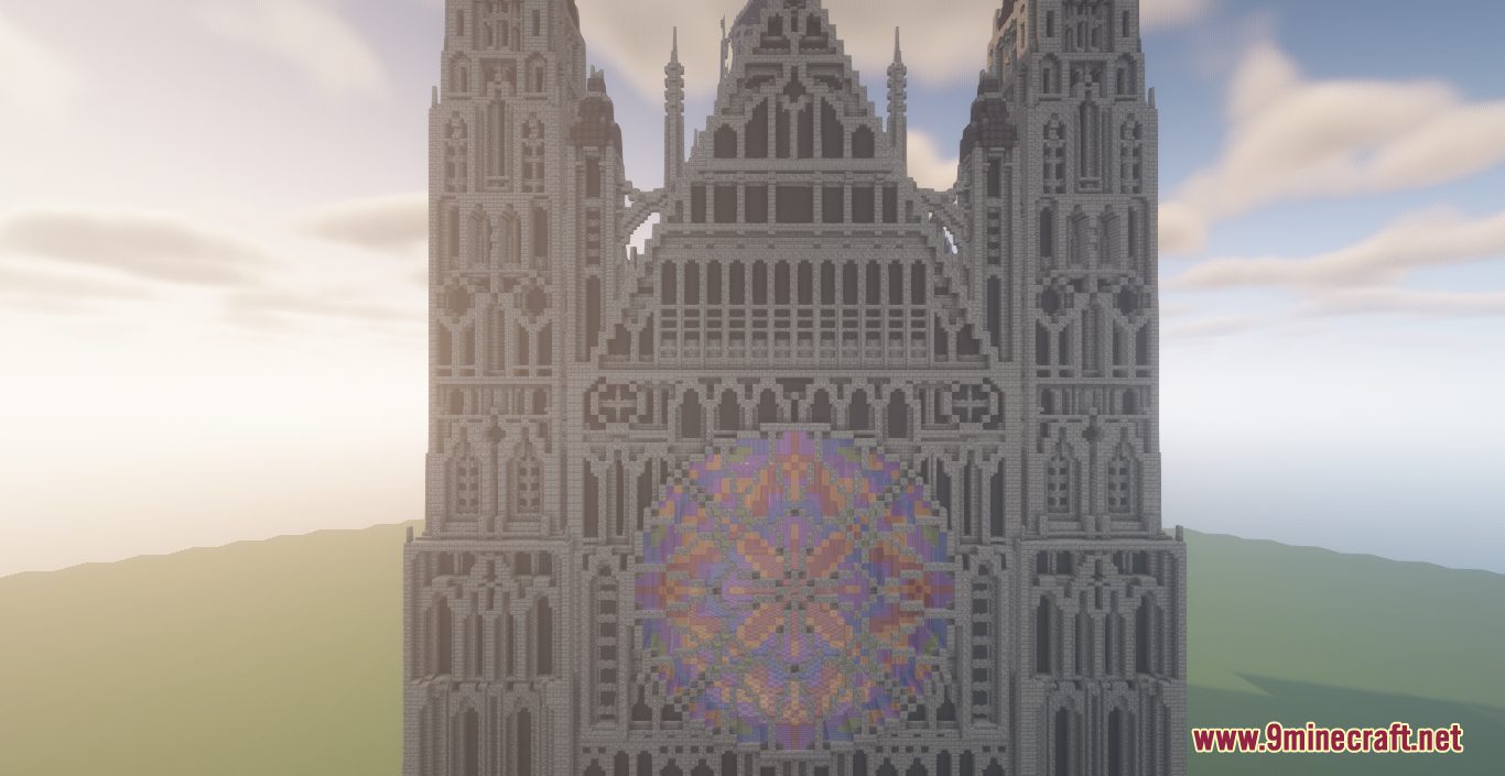 Gothic Cathedral Map (1.21.1, 1.20.1) - Elegant Church Architecture 11