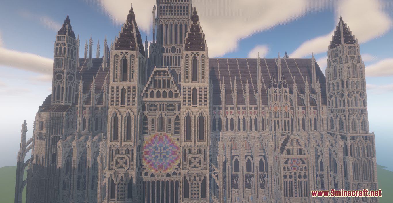 Gothic Cathedral Map (1.21.1, 1.20.1) - Elegant Church Architecture 3