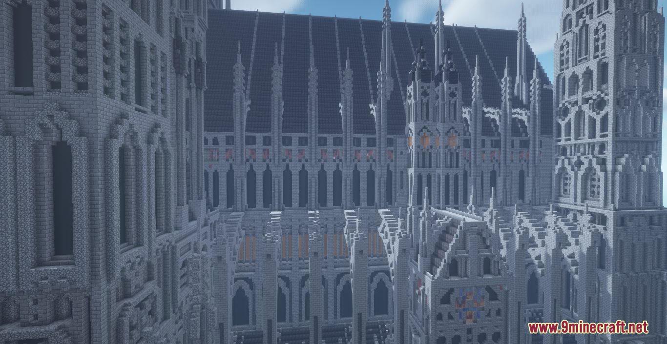 Gothic Cathedral Map (1.21.1, 1.20.1) - Elegant Church Architecture 10