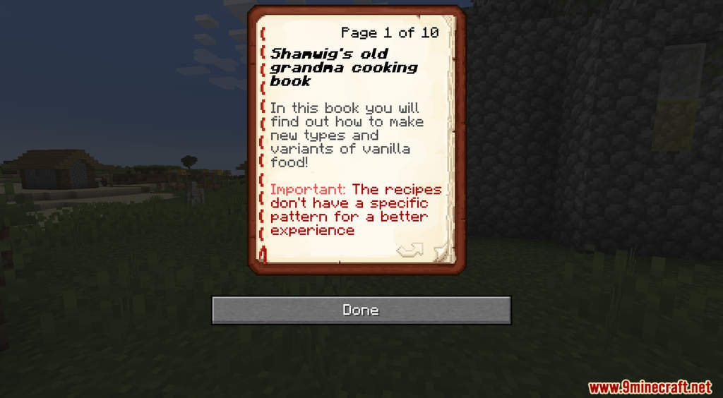 Grandma Cooking Recipes Data Pack 1.18.1 (Foods, Effects) 9