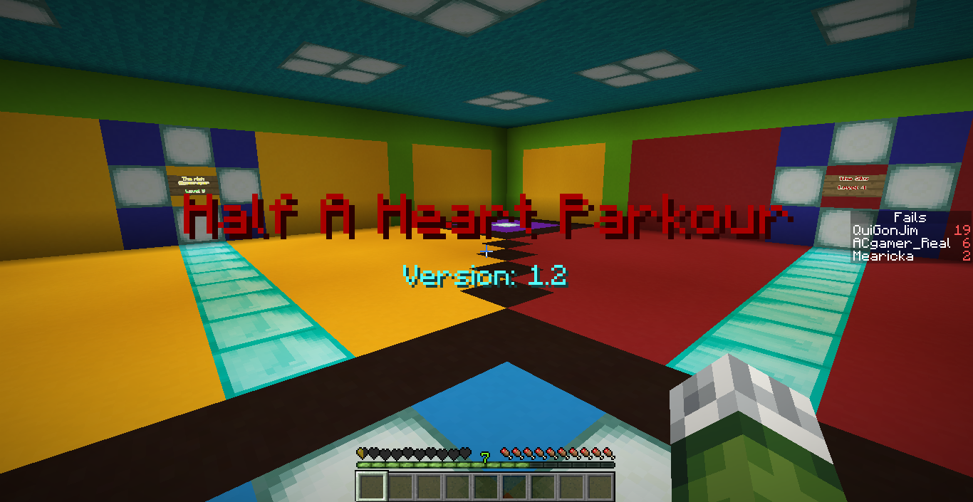Half A Heart Parkour Map (1.19.4, 1.18.2) - No Heart To Waste! 2