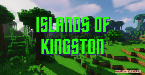 Islands of Kingston Map (1.21.1, 1.20.1) – Survive on 6 Different Biomes Thumbnail