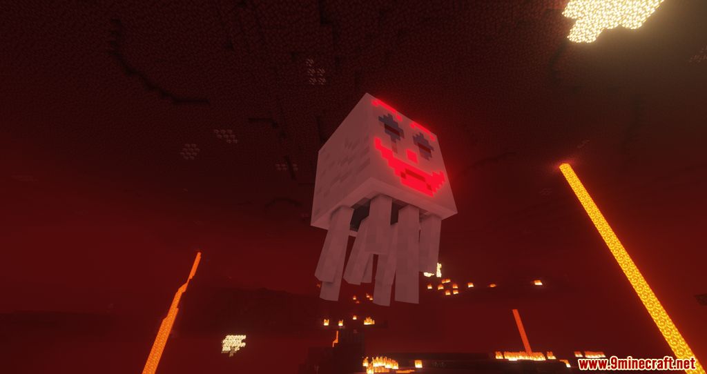 Joker Faced Ghast Resource Pack (1.20.6, 1.20.1) - Texture Pack 3