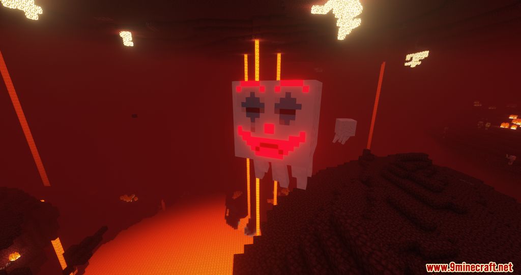 Joker Faced Ghast Resource Pack (1.20.6, 1.20.1) - Texture Pack 5