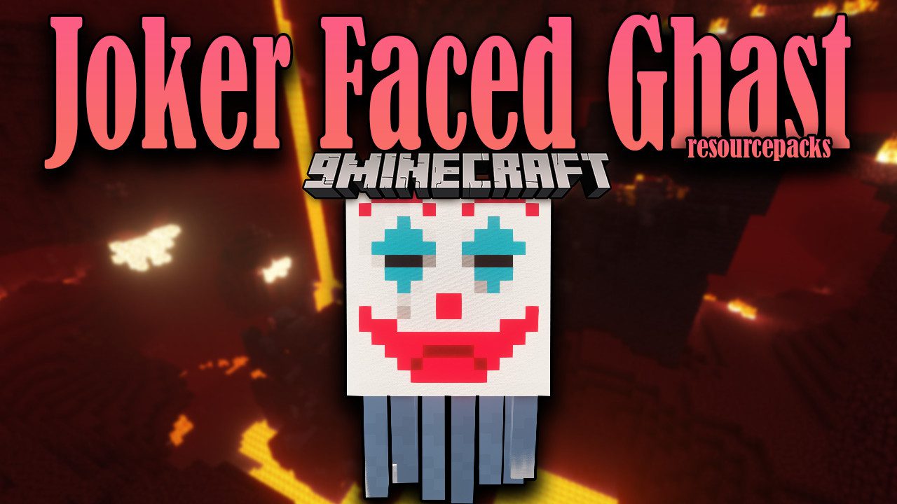 Joker Faced Ghast Resource Pack (1.20.6, 1.20.1) - Texture Pack 1