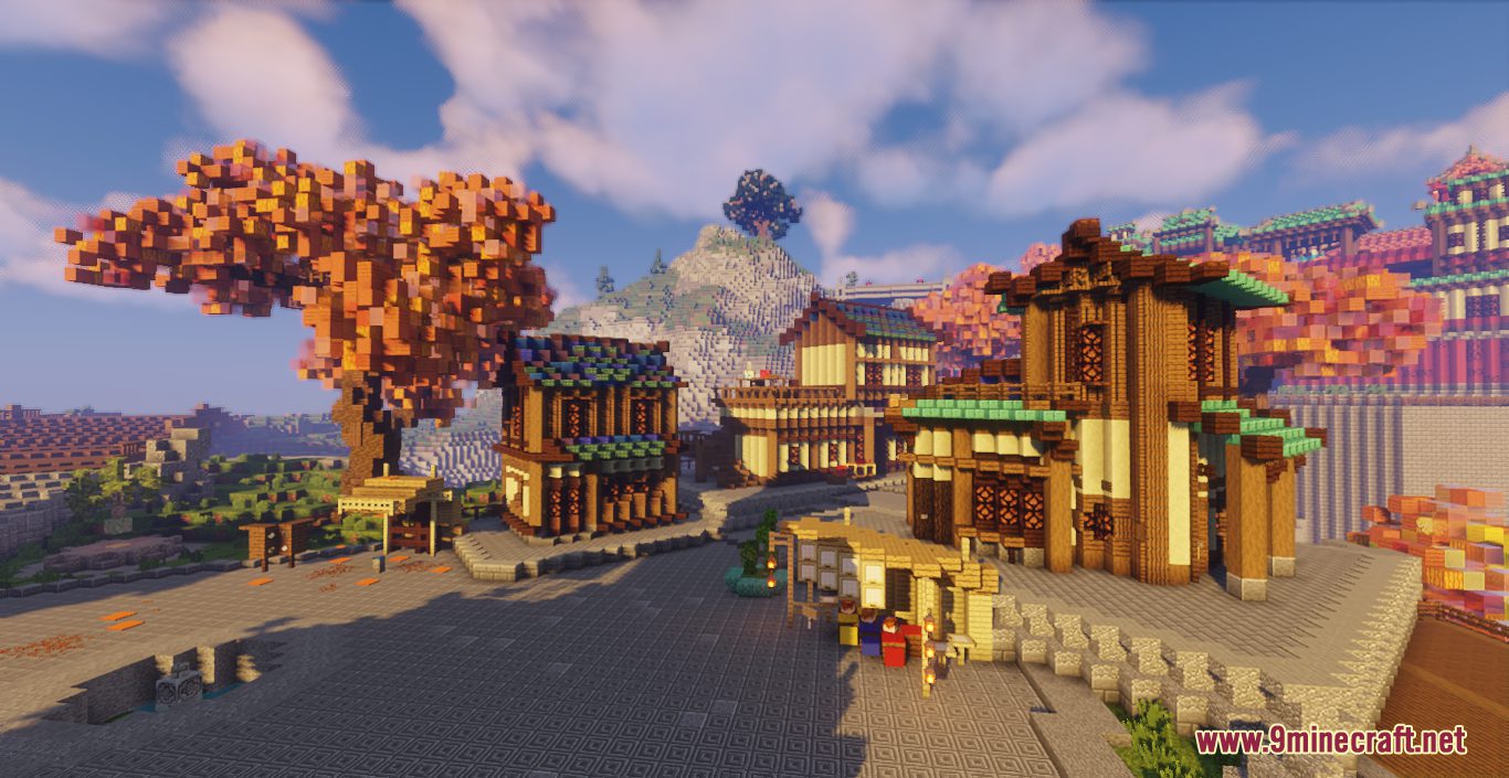 Liyue Harbour Map (1.19.4, 1.18.2) - Traditional Chinese City from Genshin Impact 6