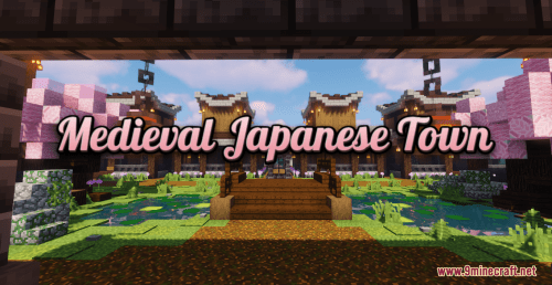 Medieval Japanese Town Map (1.20.4, 1.19.4) – Lovely Japanese Structures Thumbnail