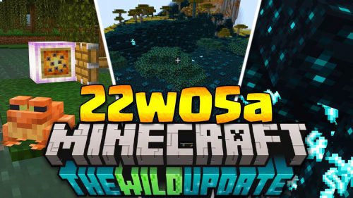 Minecraft 1.18 Snapshot 22w05a (Sculk Bubbles, Frogs, Goat Horn) Thumbnail