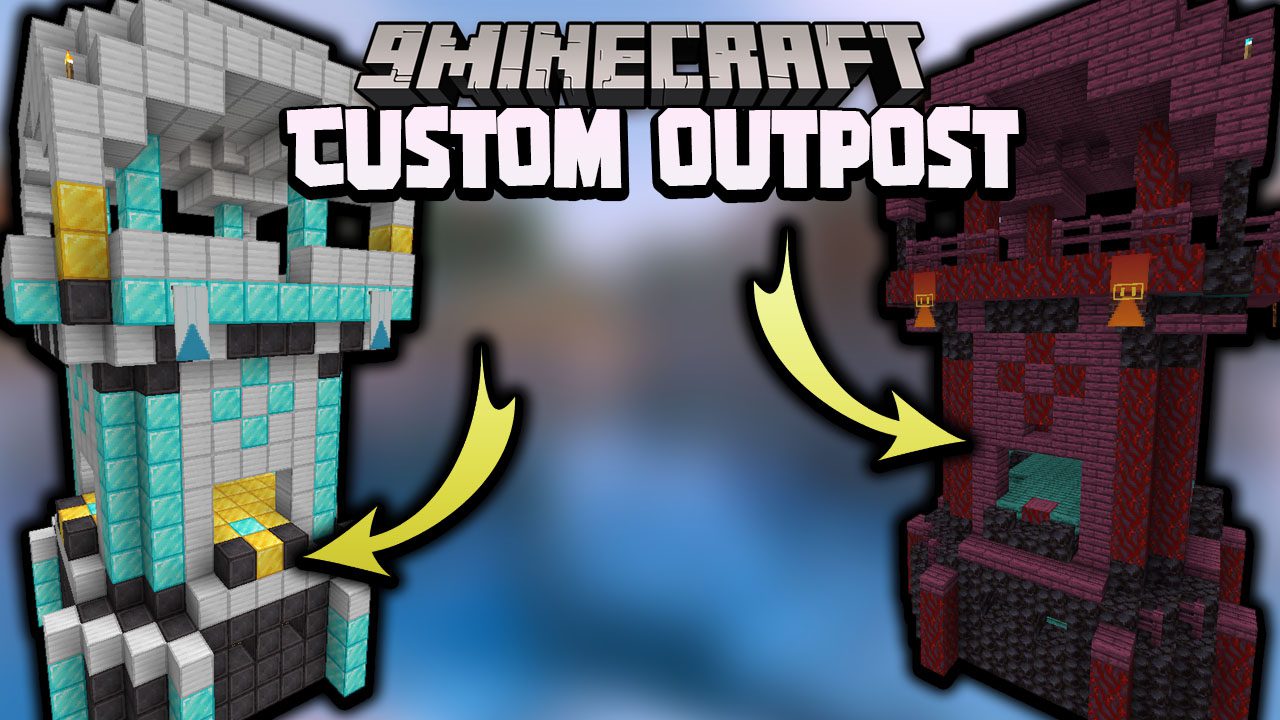 Minecraft But There Are Custom Outposts Data Pack (1.19.3, 1.18.2) - OP Structures 1