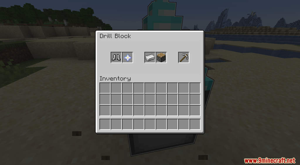 Minecraft But There Are Drill Block Data Pack 1.18.1, 1.17.1 (Mining Machine) 14