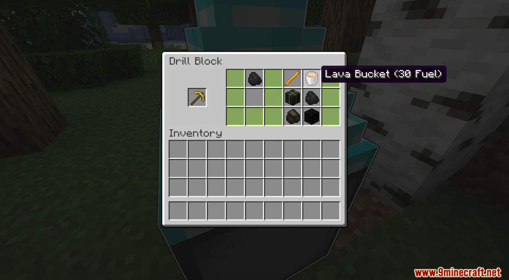 Minecraft But There Are Drill Block Data Pack 1.18.1, 1.17.1 (Mining Machine) 16