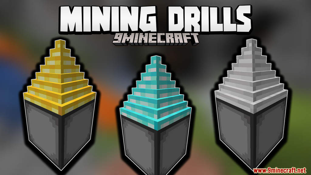 Minecraft But There Are Drill Block Data Pack 1.18.1, 1.17.1 (Mining Machine) 1