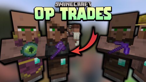 Minecraft But You Can Craft OP Villagers Data Pack (1.18.2, 1.17.1) – OP Trades, Villagers Thumbnail