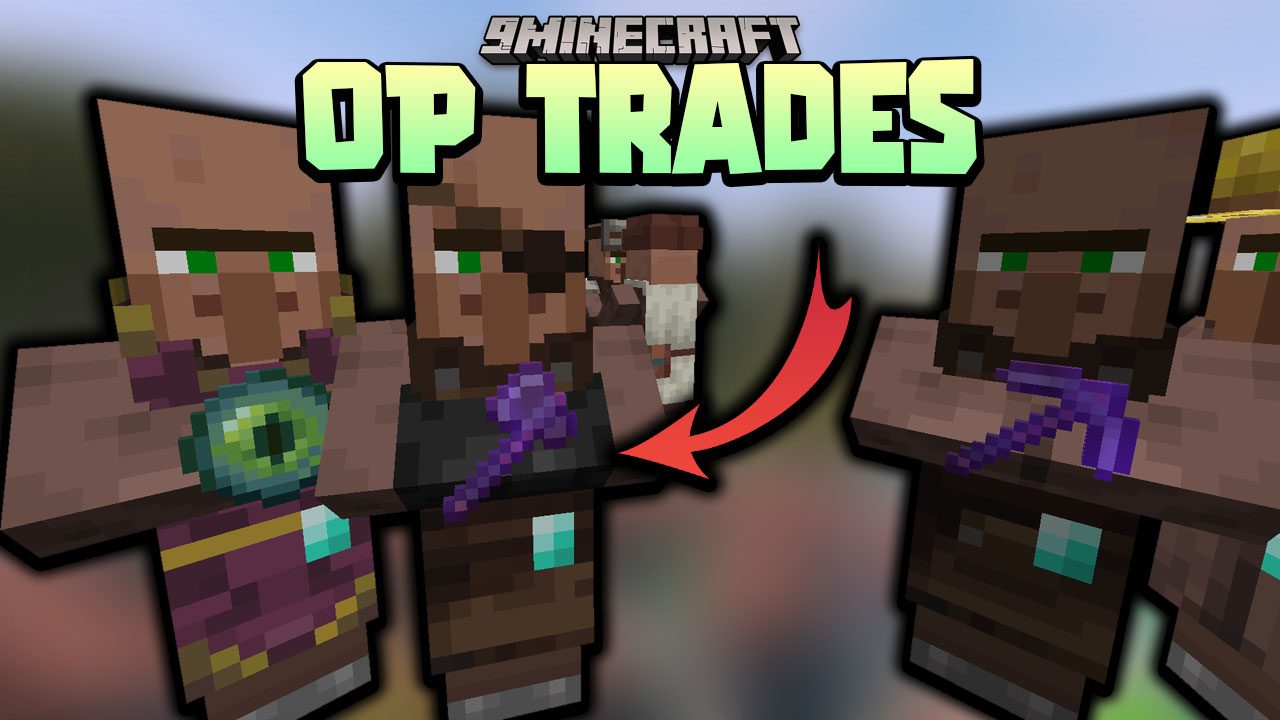 Minecraft But You Can Craft OP Villagers Data Pack (1.18.2, 1.17.1) - OP Trades, Villagers 1