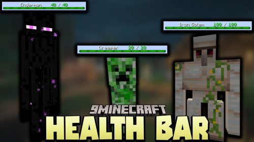 Mob Health Bar Data Pack 1.18.1, 1.17.1 (Health Indicator) Thumbnail