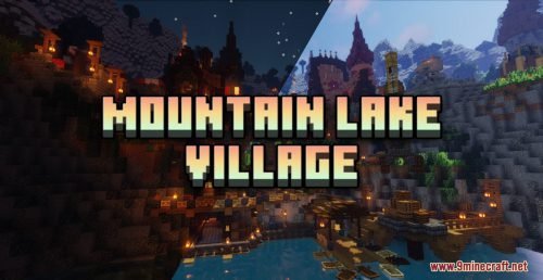 Mountain Lake Village Map (1.20.4, 1.19.4) – Heaven-like Residence Area Thumbnail