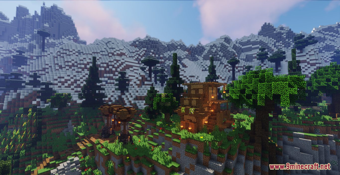 Mountain Lake Village Map (1.20.4, 1.19.4) - Heaven-like Residence Area 4