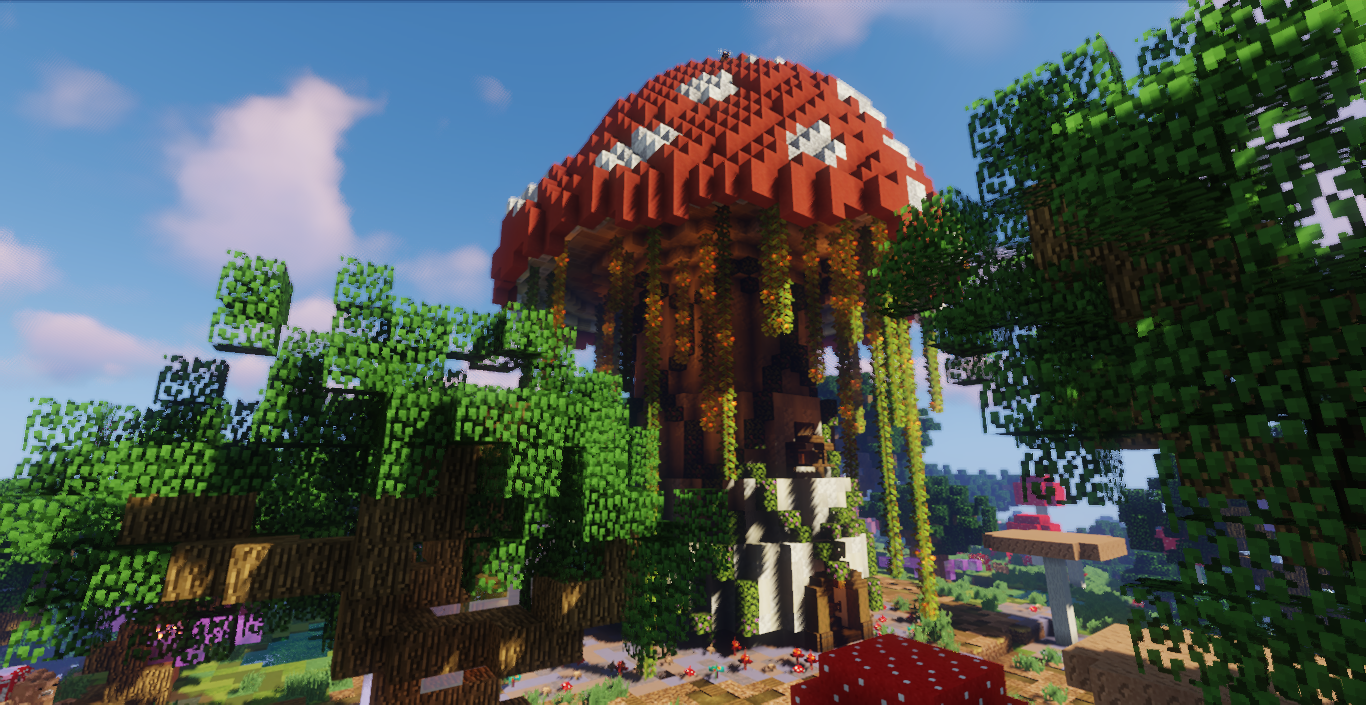 Mushroom House Map (1.20.4, 1.19.4) - Lovely Survival House 2