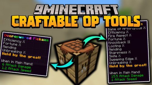 OP Craftable Netherite Tools Data Pack 1.18.1, 1.17.1 (OP Tools) Thumbnail