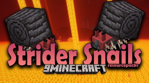 Strider Snails Resource Pack (1.18.1, 1.17.1) – Texture Pack Thumbnail