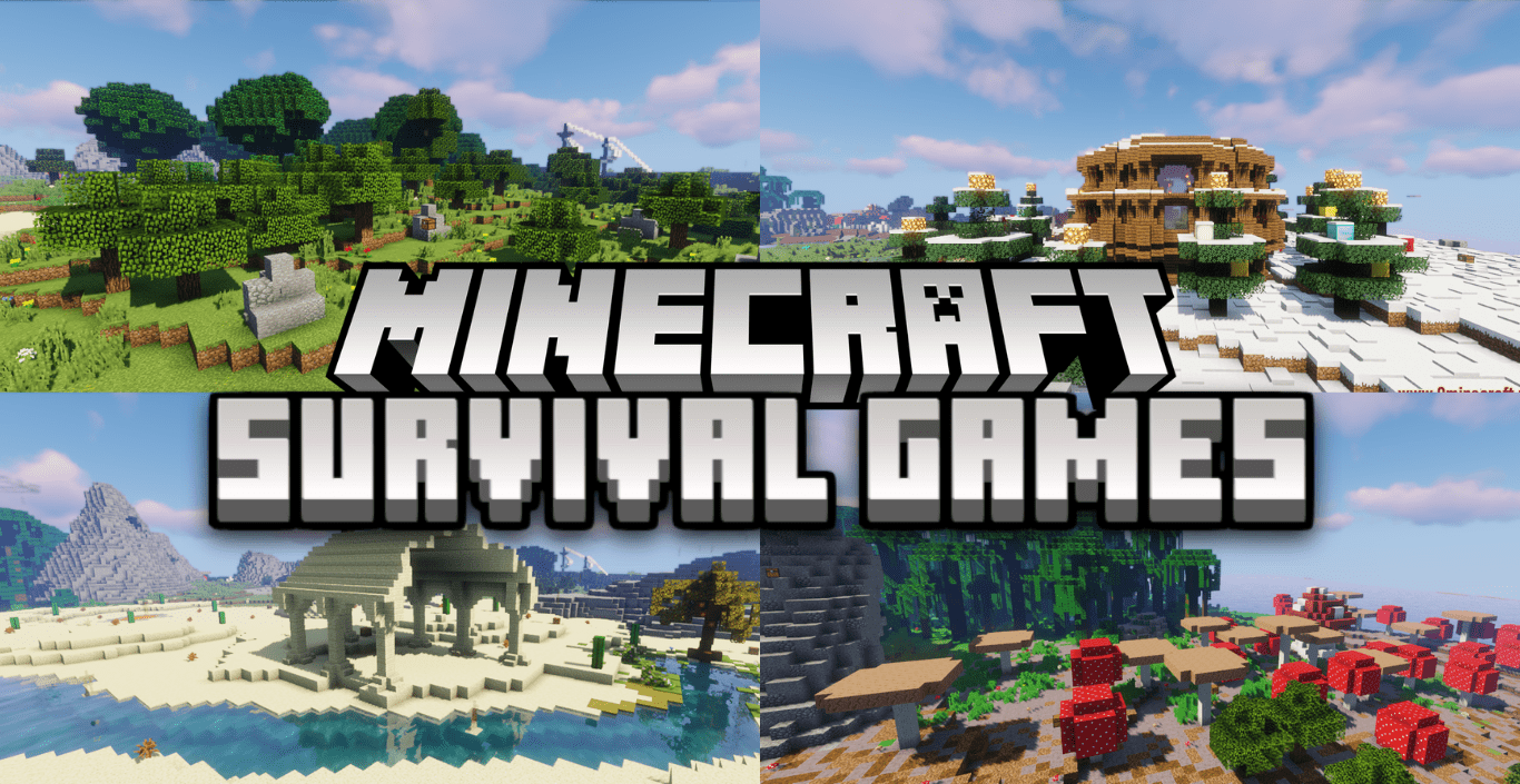 Survival Games Map (1.20.4, 1.19.4) - A Survival Journey Full of Surprises 1