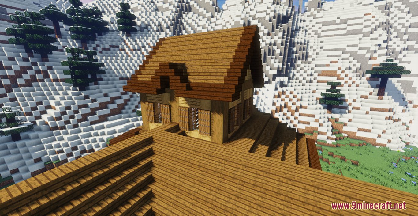 The Valley House Map (1.21.1, 1.20.1) - Large and Cozy Wooden House 8