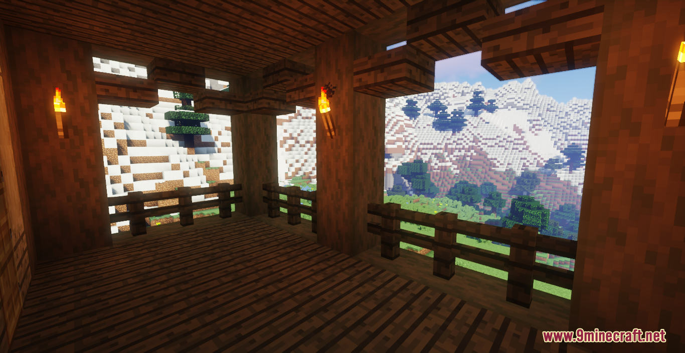 The Valley House Map (1.21.1, 1.20.1) - Large and Cozy Wooden House 9