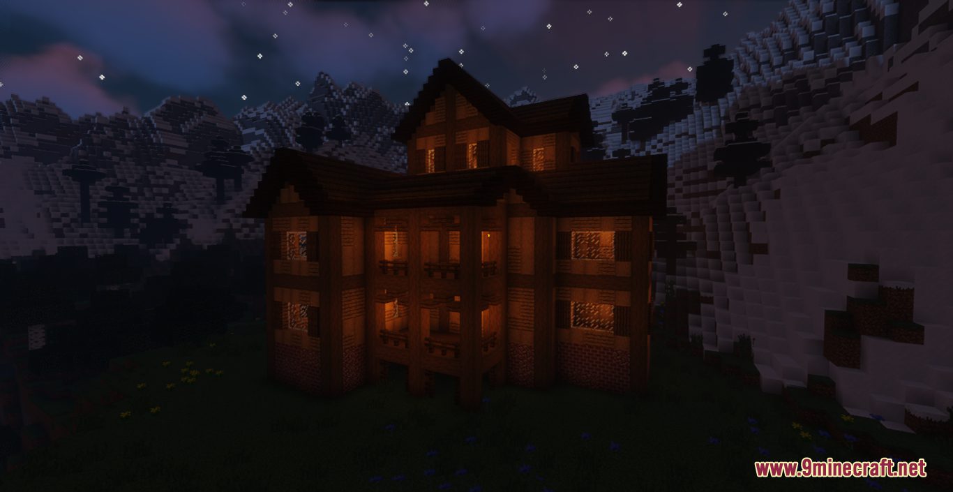 The Valley House Map (1.21.1, 1.20.1) - Large and Cozy Wooden House 10