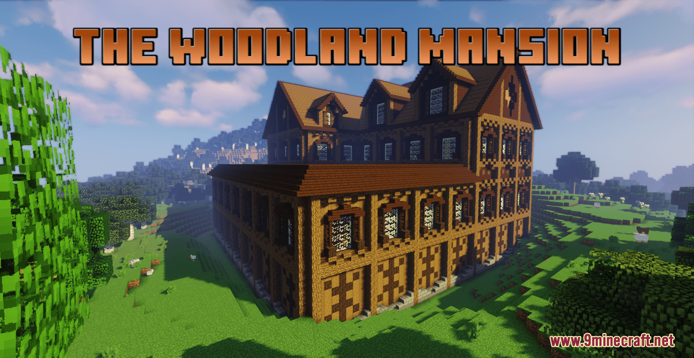 The Woodland Mansion Map (1.20.4, 1.19.4) - Redesigned Woodland Mansion 1