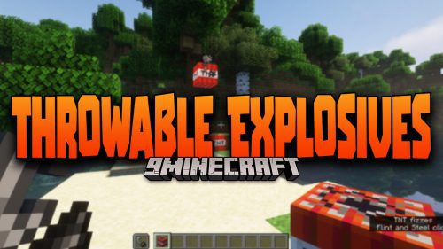 Throwable Explosives Mod (1.19.3, 1.18.2) – Toss TNTs Toward Your Enemies Thumbnail