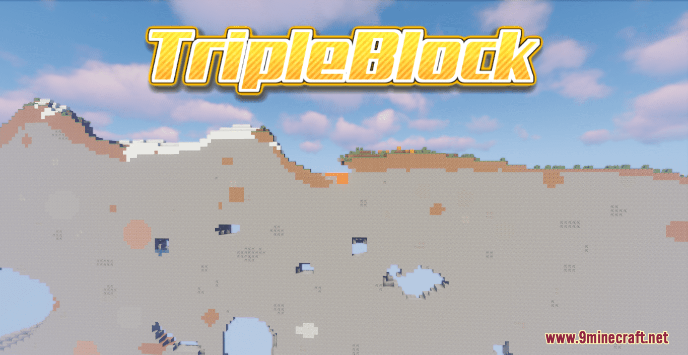 TripleBlock Map (1.21.1, 1.20.1) - Survive in a Three-block Wide World 1