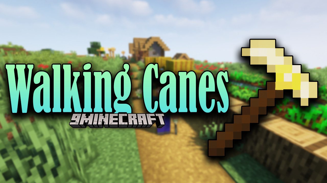 Walking Canes Mod (1.18.2, 1.16.5) - Allowing Players to Move Faster 1