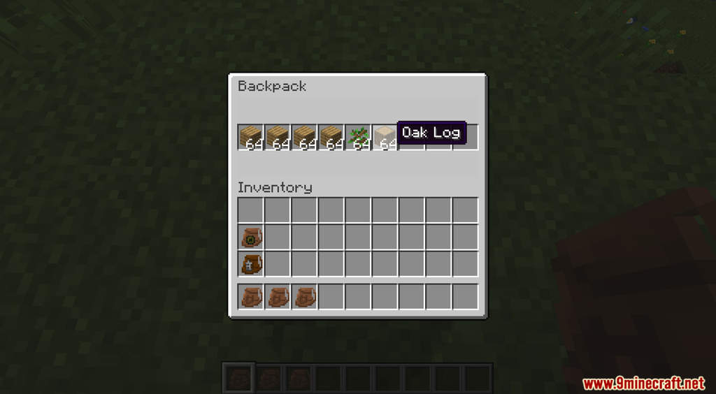 Working Vanilla Backpacks Data Pack (1.21, 1.20.1) - Up to 27 Slots 5