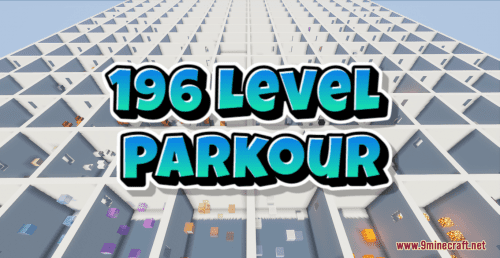 196 Level Parkour Map (1.18.2) – Multilevel Parkour Challenges Thumbnail