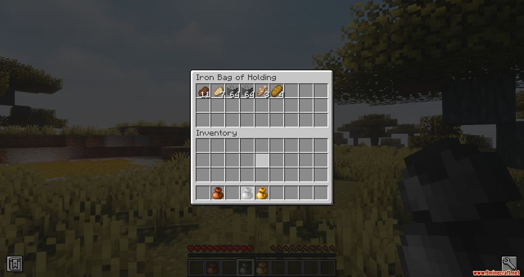 Bag of Holding Mod (1.20.4, 1.19.4) – More Slots for players to accumulate Items 5