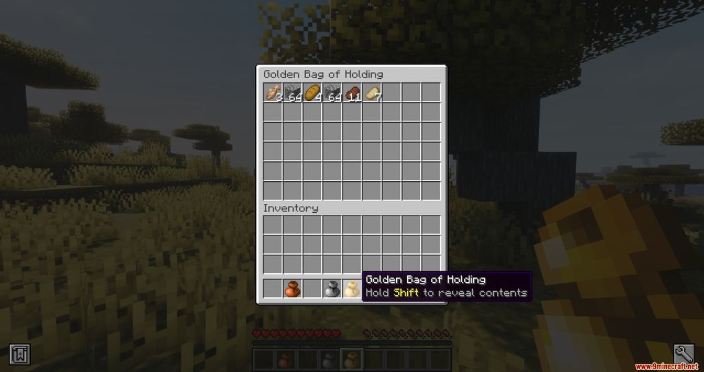 Bag of Holding Mod (1.20.4, 1.19.4) – More Slots for players to accumulate Items 4