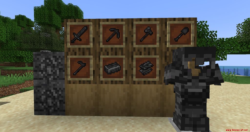 Bedrock Plus Mod (1.20.2, 1.19.4) – Stronger Bedrock Tools and Weapons 2