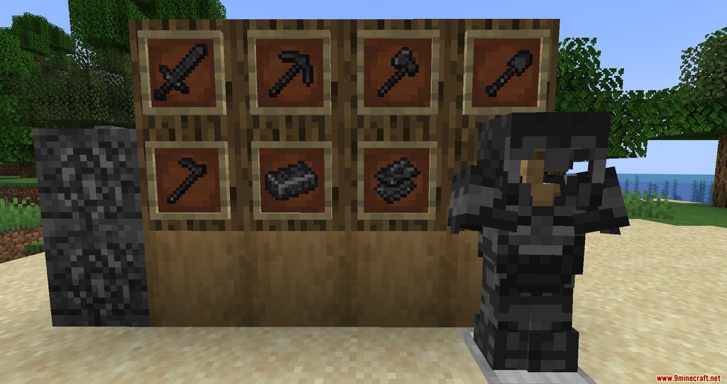 Bedrock Plus Mod (1.20.2, 1.19.4) – Stronger Bedrock Tools and Weapons 4