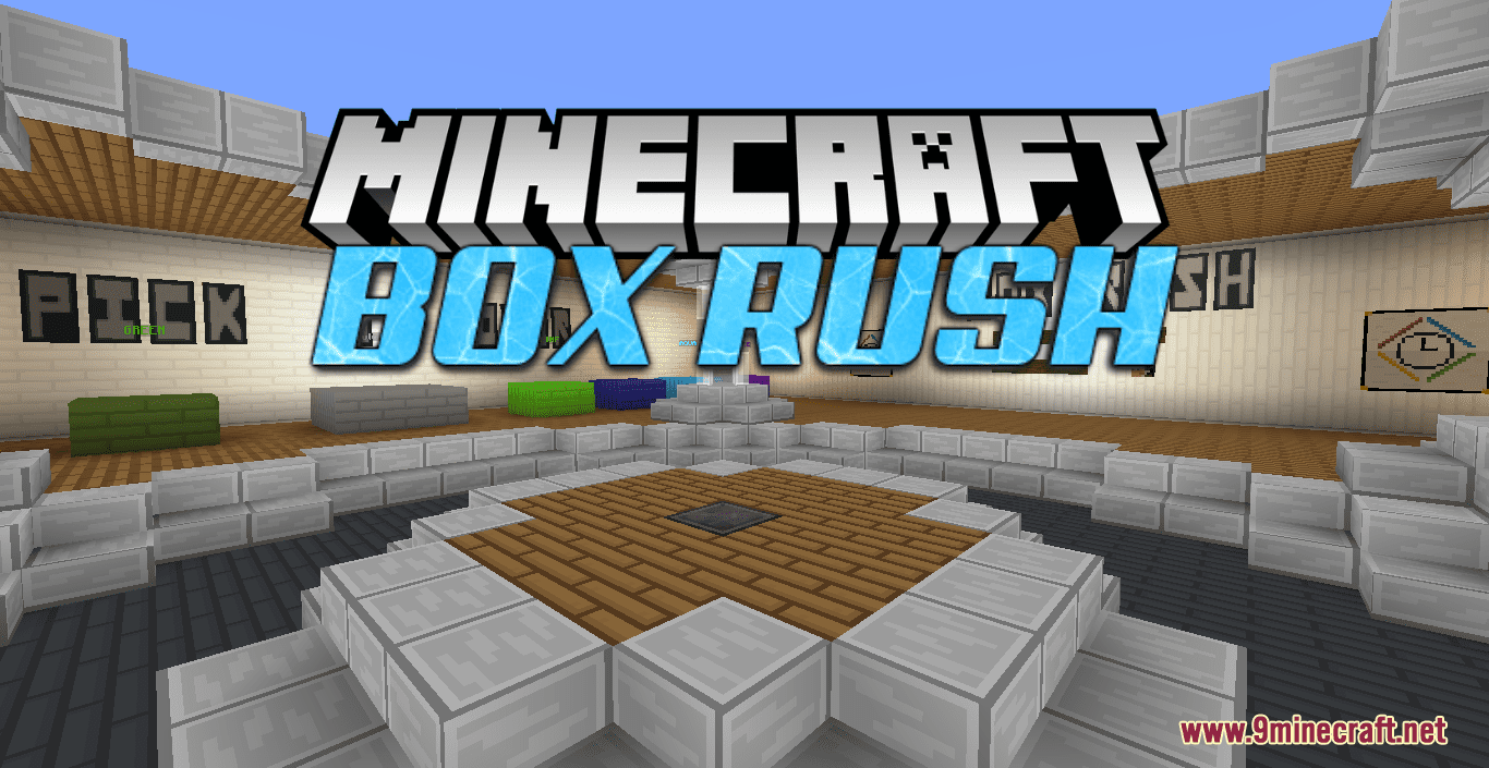 Box Rush Map (1.18.1) - A Colorful Box Race 1